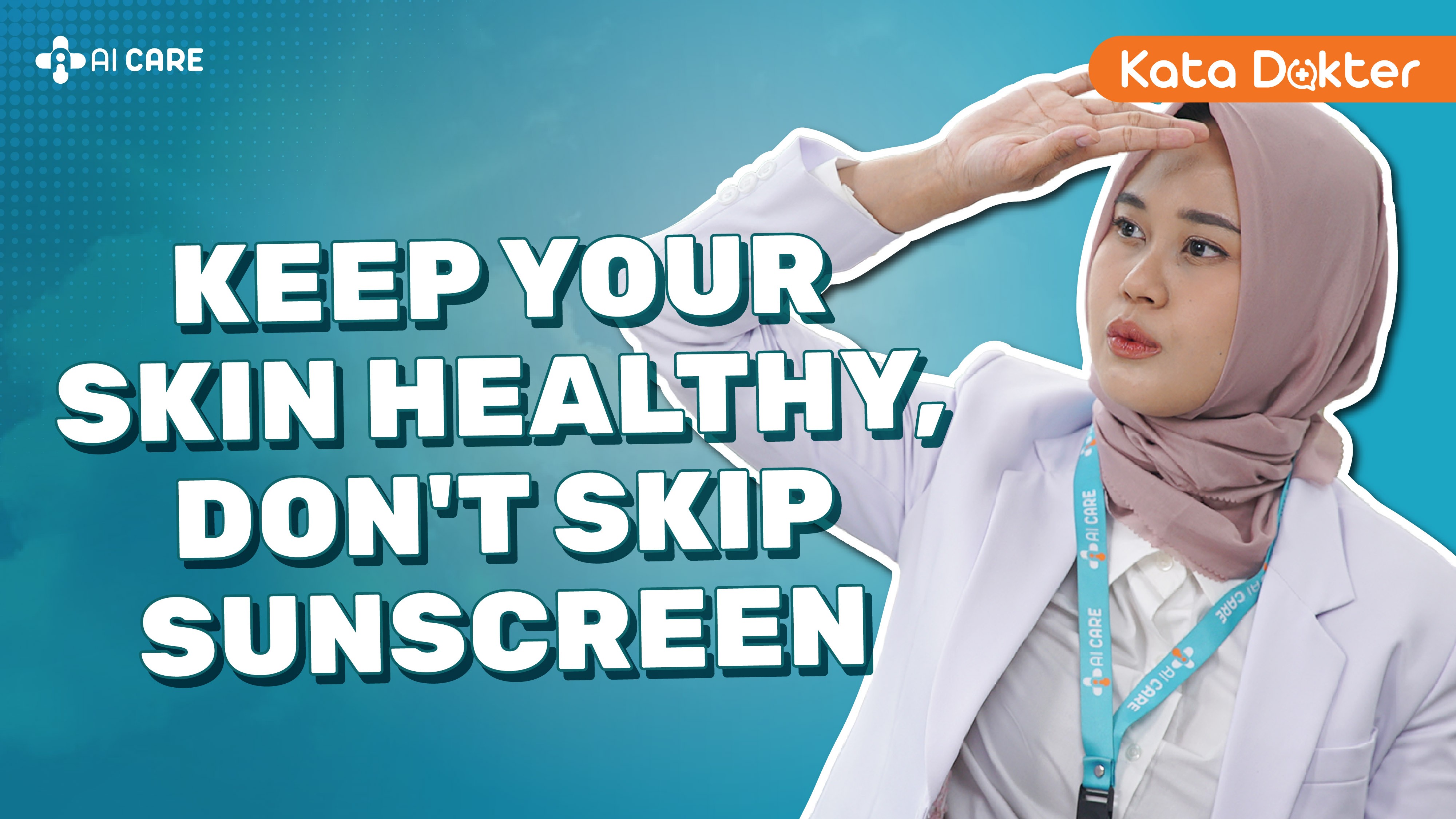 Keep Your Skin Healthy: Don't Skip Sunscreen